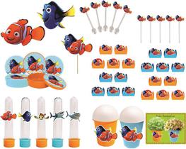 Kit Festa Procurando Nemo 265 Peças (30 pessoas) - Produto artesanal