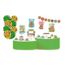 Kit Festa Pronta Decoração Capivara C/ 62 Itens - Festcolor Kit Festa Pronta Decoração Capivara C/ 62 Itens - Festcolor