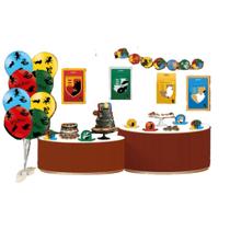 Kit Festa Pronta Decoração Harry Potter Hogwarts - 62 unid Kit Festa Pronta Decoração Harry Potter Hogwarts - 62 unid