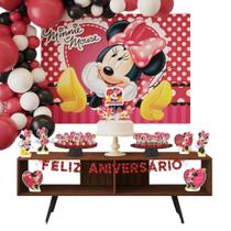 Kit Festa Pronta Decoração Minnie Mickey - 39 unid - piffer