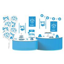 Kit Festa Pronta Decoração Paysandu Papão Curuzu - 62 unid Kit Festa Pronta Decoração Paysandu Papão Curuzu - 62 unid