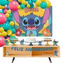 Kit Festa Pronta Decoração Stitch Lilo Disney - 39 unid - piffer