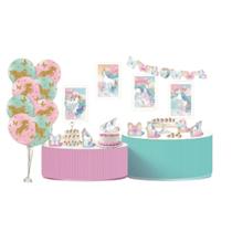 Kit Festa Pronta Decoração Unicórnio Teen Fest - 62 unid Kit Festa Pronta Decoração Unicórnio Teen Fest - 62 unid