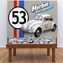 Kit Festa Rubi Aniversário Herbie Meu Fusca Turbinado -IMPAKTO VISUAL