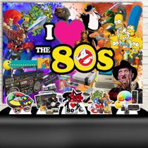 Kit Festa Rubi Anos 80 Colorido - IMPAKTO VISUAL