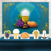 Kit Festa Rubi Eucaristia Primeira Comunhão - IMPAKTO VISUAL Kit Festa Rubi Eucaristia Primeira Comunhão - IMPAKTO VISUAL