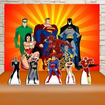 Kit Festa Rubi Liga da Justiça Desenho - IMPAKTO VISUAL Kit Festa Rubi Liga da Justiça Desenho - IMPAKTO VISUAL