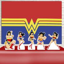 Kit Festa Rubi Mulher Maravilha Desenho - IMPAKTO VISUAL
