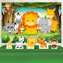 Kit Festa Rubi Safari Cute - IMPAKTO VISUAL Kit Festa Rubi Safari Cute - IMPAKTO VISUAL