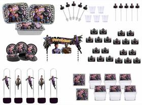 Kit Festa Shuri Pantera Negra 191 peças (20 pessoas)