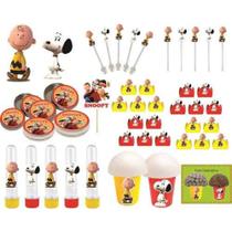 Kit festa Snoopy 265 Peças (30 pessoas)