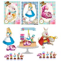 Kit festa só um bolinho Alice no país das maravilhas