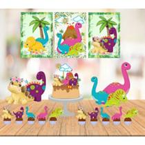 kit festa só um bolinho dinossauro