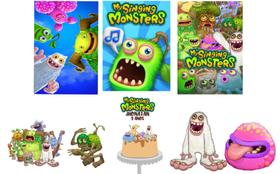 Kit festa só um bolinho My Singing Monsters