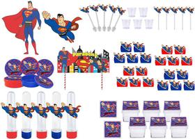 Kit festa Super Man 113 peças (10 pessoas)