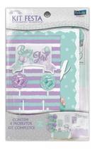 Kit Festa Tema Chá Revelação Especial 62 Peças Festcolor Kit Festa Tema Chá Revelação Especial 62 Peças Festcolor