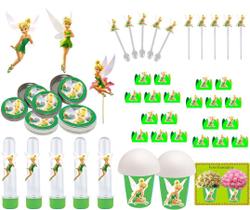 Kit festa Tinker Bell (Sininho) 143 peças (20 pessoas)