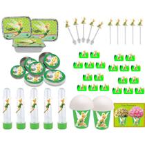 Kit festa Tinker Bell (Sininho) 160 peças (20 pessoas)