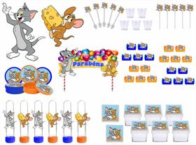 Kit festa Tom e Jerry 173 peças (20 pessoas)