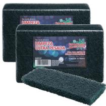 Kit Fibra Abrasiva Limpeza Ultra Pesada C/ 20 Un Esponflora Kit Fibra Abrasiva Limpeza Ultra Pesada C/ 20 Un Esponflora