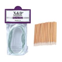 Kit Fibra De Vidro 2m +100 Palitos de Algodão Para Alongamento De Unha em Gel Manicure Pedicure Nais Designer - Vibra de Vidro