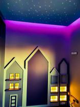 Kit Fibra Ótica Estrelado Colorido Rgb Fino 300 Pontos Teto Kit Fibra Ótica Estrelado Colorido Rgb Fino 300 Pontos Teto