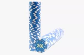 Kit Ficha De Poker Com 50 Fichas Numeradas - 40MM ABS