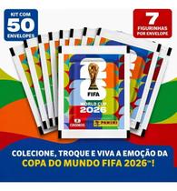 Kit figurinhas copa do mundo 2026 (50 envelopes)