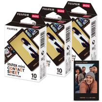 Kit Filme Fotográfico Fujifilm Instax Mini Contact Sheet - 30 Fotos