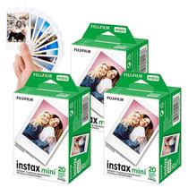 Kit Filme Instax Mini 60 Fotos 3 Pack 20 Fotos Kit Filme Instax Mini 60 Fotos 3 Pack 20 Fotos