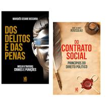Kit Filosofia Política e Direito Penal: Do Contrato Social + Dos Delitos e das Penas