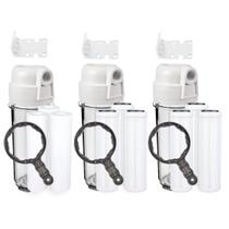 Kit Filtro Água 6 Plissado Lavável 3 Polipropileno Liso