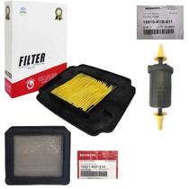 Kit Filtro Ar E Combustivel + Tela Filtro Oleo Biz 125 Flex Kit Filtro Ar E Combustivel + Tela Filtro Oleo Biz 125 Flex