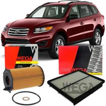 Kit filtro ar e oleo - santa fe 2010 a 2012 - kit00979