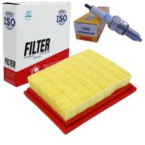 Kit Filtro Ar + Vela Ignição Pop 110i 2016 Á 2021