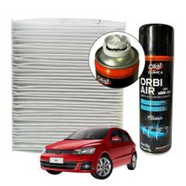 Kit Filtro Cabine Ar Cond Gol Voyage G5 G6 G7 E Higienizador