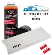 Kit Filtro Cabine Ar Condicionado Astra 92 Calibra 93 em Diante Corsa Classic 97 + Higienizador