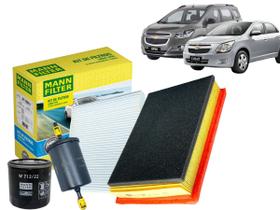 Kit Filtro Cobalt 1.4 1.8 Spin 1.8 2011 a 2020 Mann Original