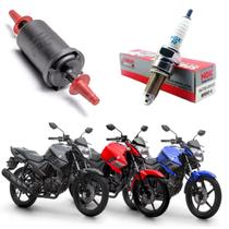 Kit filtro combustível vela ignição fazer 150 2014 2015 2016 2017 2018 2019 2020 Kit filtro combustível vela ignição fazer 150 2014 2015 2016 2017 2018 2019 2020