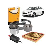 Kit Filtro Cruze 1.8 16v 2014 Ar Combustivel Correia Dentada