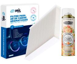 Kit Filtro De Ar Condicionado Gm Cruze 2011/2016 + Limpa Ar Condicionado Centralsul