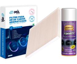 Kit Filtro De Ar Condicionado Hyundai Hb20, Ix35, Tucson + Limpa Ar Condicionado Smell