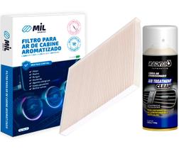 Kit Filtro De Ar Condicionado Jac Motors T5, T40, T50, T60 + Higienizador Air Treatment Clean