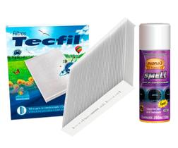 Kit Filtro De Ar Condicionado Nissan Kicks, Versa + Limpa Ar Condicionado Smell