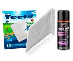 Kit Filtro De Ar Condicionado Renault Logan, Sandero + Limpa Ar Condicionado Orbi Air