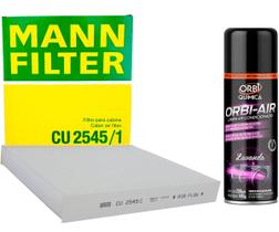 Kit Filtro De Ar Condicionado Vw CrossFox 2004/2018 + Limpa Ar Condicionado Orbi Air