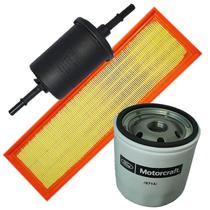 Kit filtro de ar do motor de ole e de combustivel fiesta 2012 2013 2014 zetec rocam