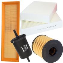 Kit Filtro De Ar Oleo Combustivel Cabine Para Citroen C3 1.5 C4 Cactus Peugeot 208 2008 Com Motor 1.6 Flex Aspirado