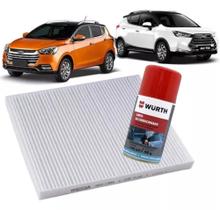 Kit Filtro de Cabine AKX1984 + Limpa Ar Condicionado Wurth Jac T40 T5 T50 T60