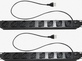 Kit Filtro de Linha Rack 8 Tomadas - Proteção de Energia